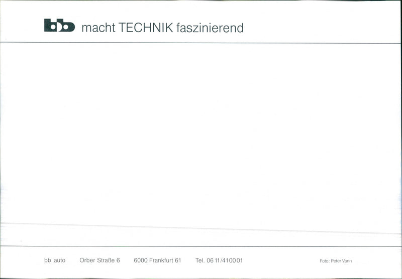 VW Polo Paris BB - Vintage Photograph