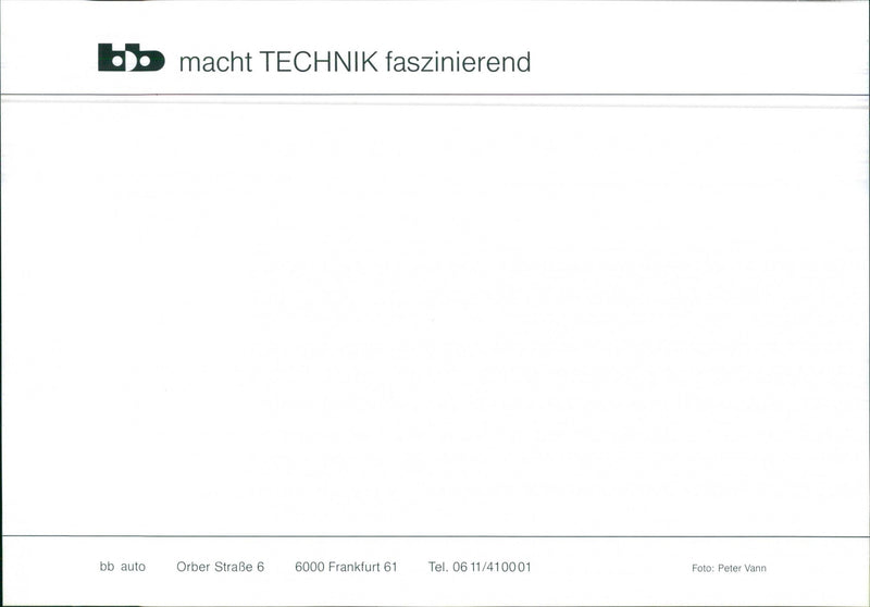 VW Polo Paris BB - Vintage Photograph