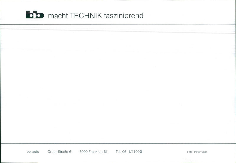 VW Polo Paris BB - Vintage Photograph