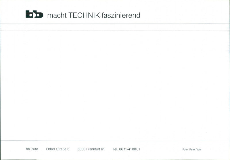 VW Polo Paris BB - Vintage Photograph