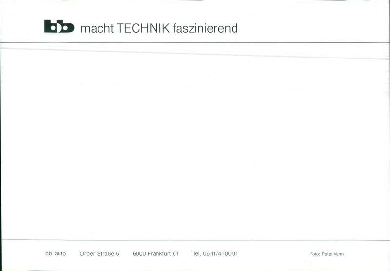 VW Polo Paris BB - Vintage Photograph