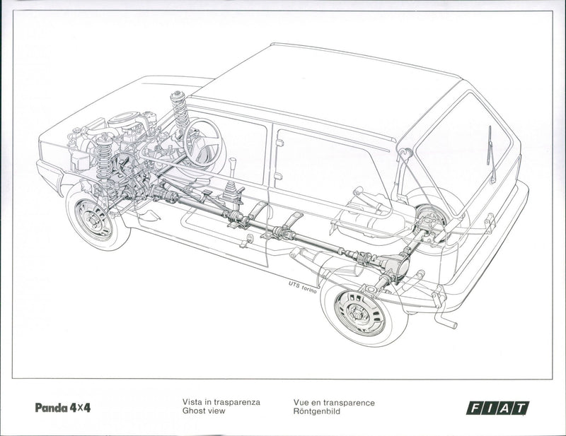 Fiat Panda 4x4 - Vintage Photograph