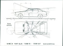 Simca 1307 GLS, Simca 1308 S and Simca 1308 GT - Vintage Photograph