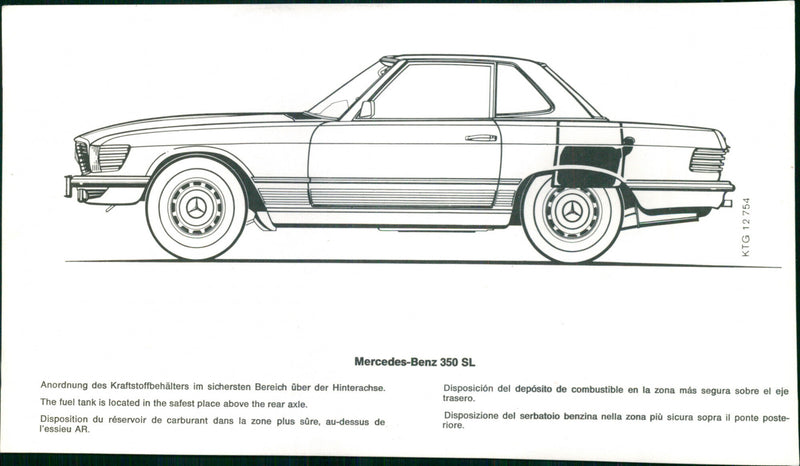 Mercedes-Benz 350 SL - Vintage Photograph