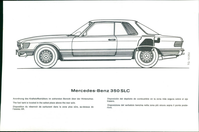 Mercedes-Benz 350 SLC - Vintage Photograph