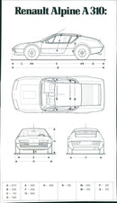 Renault Alpine A 310 - Vintage Photograph