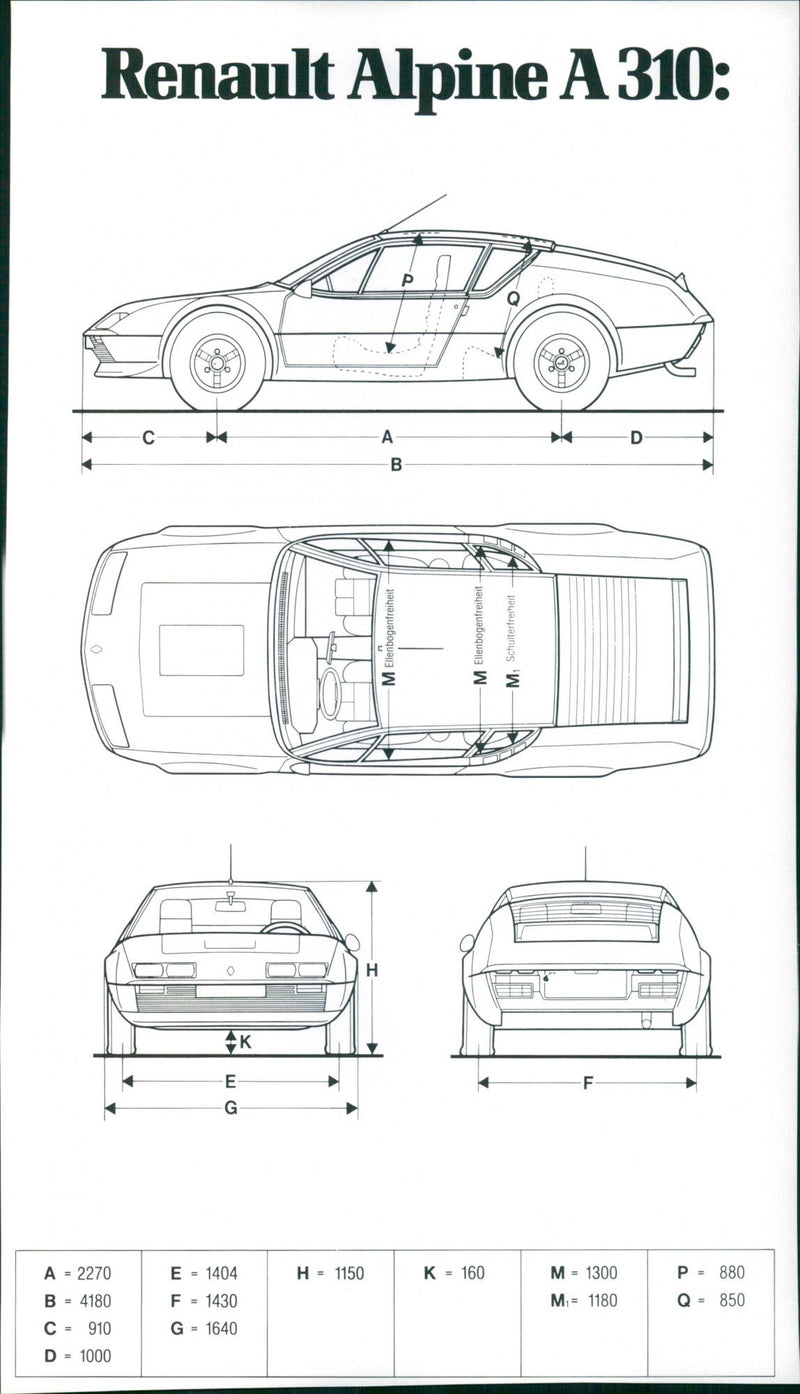 Renault Alpine A 310 - Vintage Photograph