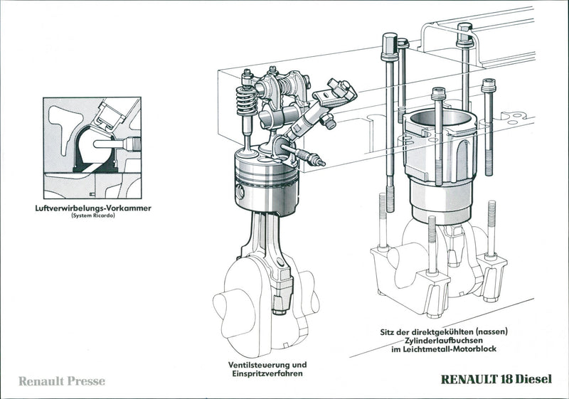 1980 Renault 18 Diesel - Vintage Photograph