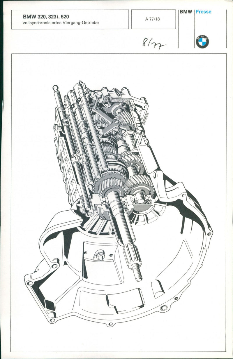 BMW 320, 323i, 520 - Vintage Photograph