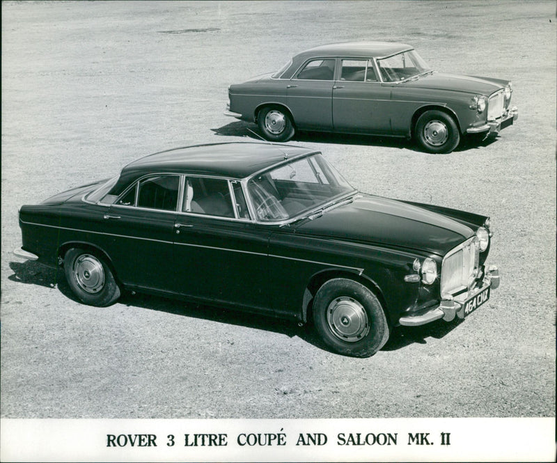 Rover 3 Litre Coupe and Saloon MK II - Vintage Photograph
