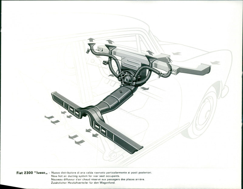 Fiat 2300 "lusso. - Vintage Photograph