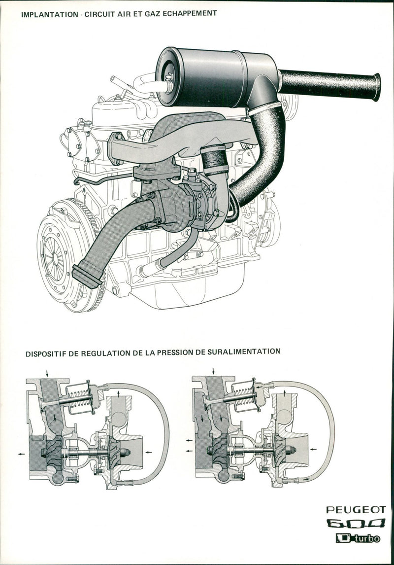 Peugeot 604 D-Turbo - Vintage Photograph