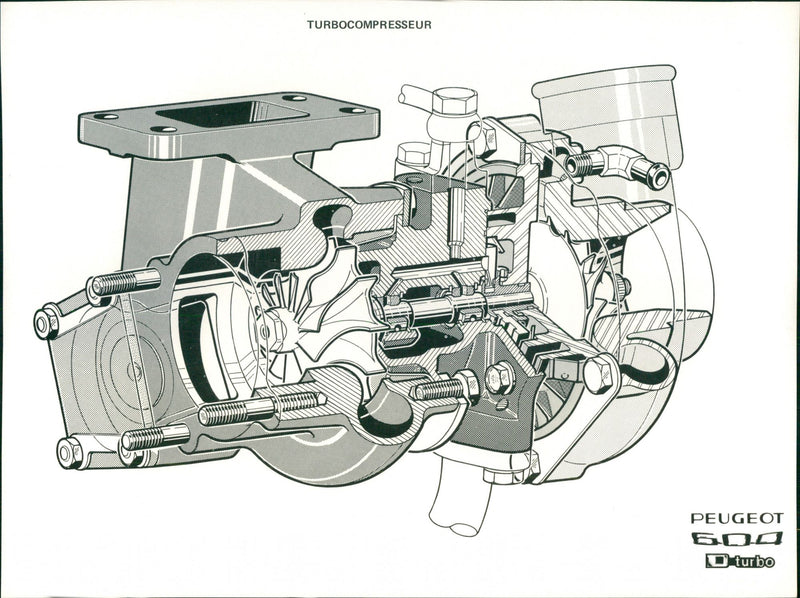 Peugeot 604 D-Turbo - Vintage Photograph