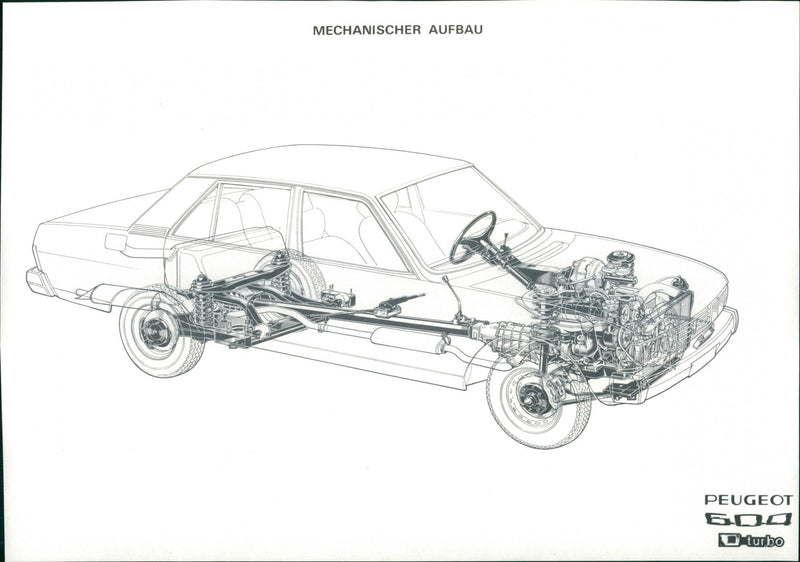 Peugeot 604 D-Turbo - Vintage Photograph