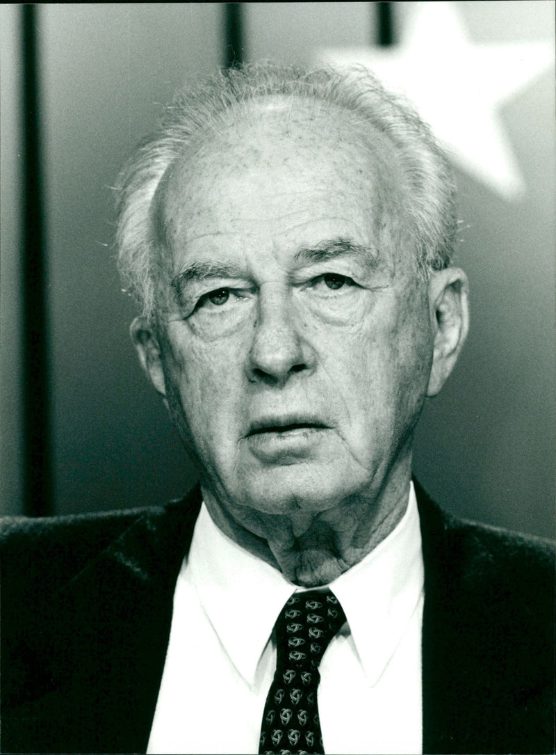 Israeli Prime Minister Yitzhak Rabin - Vintage Photograph