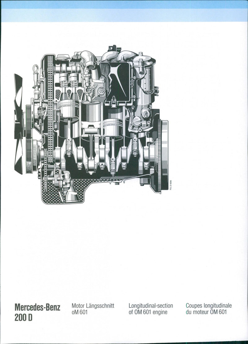 Mercedes-Benz 200 D - Vintage Photograph