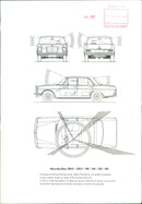 Mercedes-Benz 200 D / 220 D / 200 / 220 / 230 / 250 - Vintage Photograph