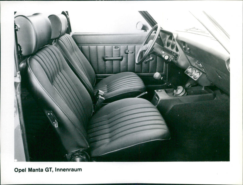 1973 Opel Manta GT - Vintage Photograph