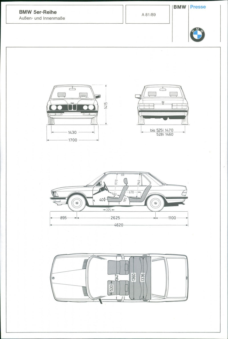 BMW 5 Series - Vintage Photograph