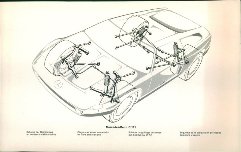 Mercedes-Benz C 111 - Vintage Photograph