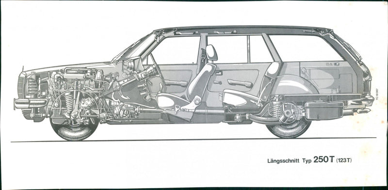 Mercedes Benz 250 T - Vintage Photograph