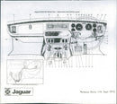 1973 Jaguar and Daimler Series Two - Instrument and Control Layout. - Vintage Photograph