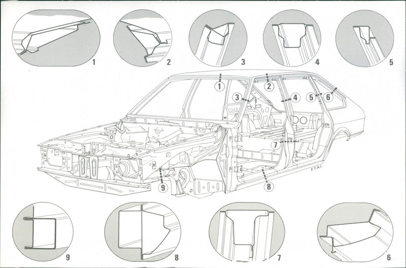 Simca 1308 GT, Simca 1307 S and Simca 1307 GLS - Vintage Photograph