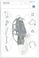 BMW 6-Series Safety Profiles - Vintage Photograph