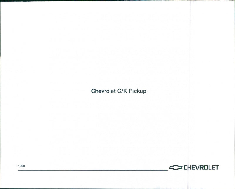 Chevrolet C/K Pickup - Vintage Photograph