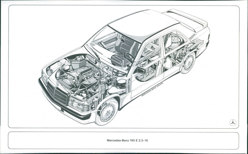 1984 Mercedes Benz 190 E 2.3-16 - Vintage Photograph