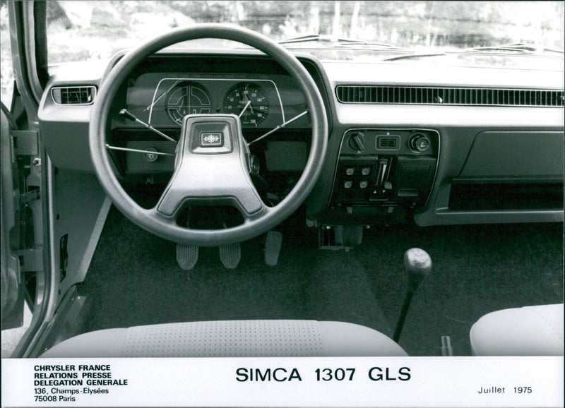 Simca 1307 GLS - Vintage Photograph