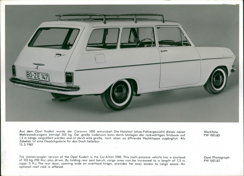1962 Opel Kadett - Vintage Photograph