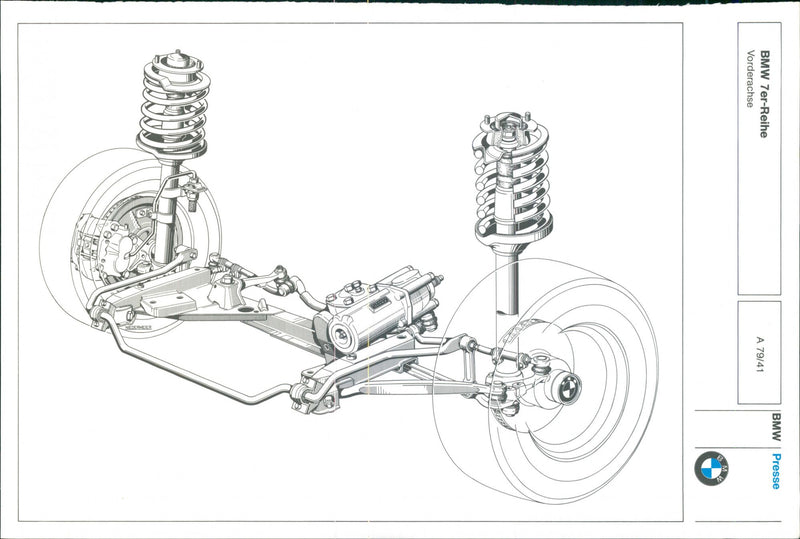 BMW 7 Series - Vintage Photograph