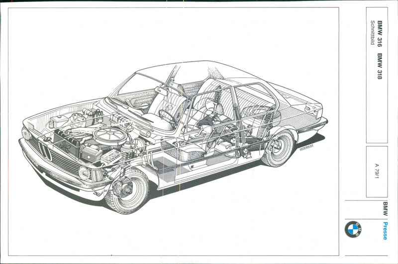 BMW 316, BMW 318 - Vintage Photograph