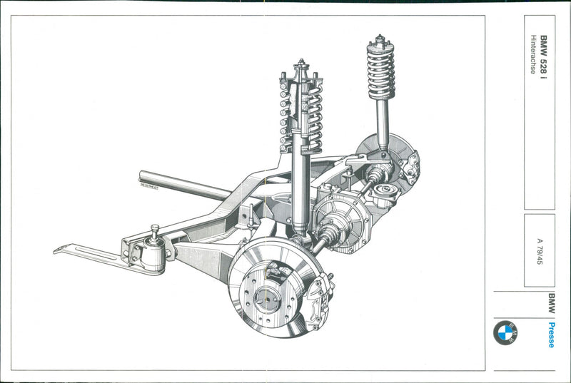 BMW 528i - Vintage Photograph