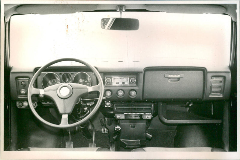 Datsun Cherry Coupe 1974. - Vintage Photograph