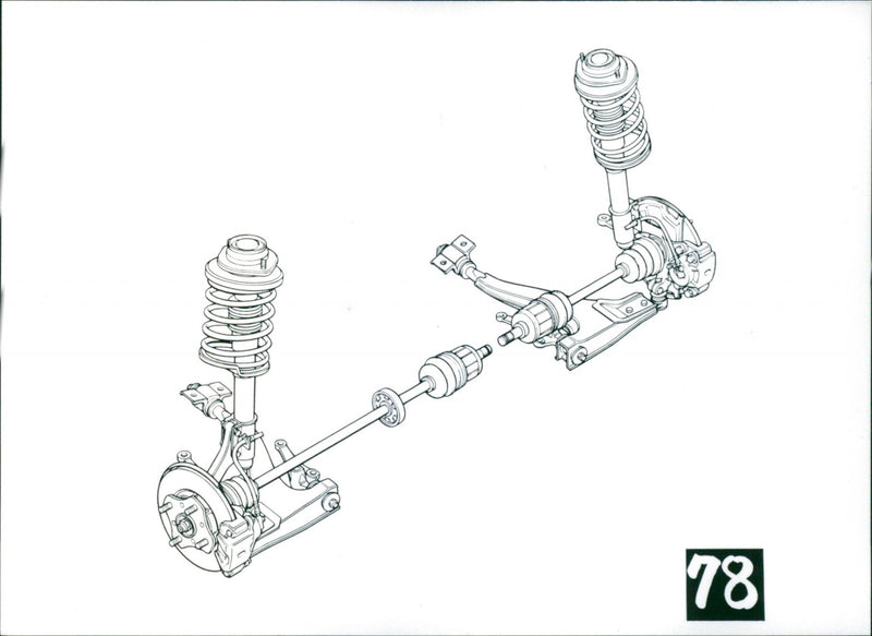 Mazda 323
Body Engine Parts - Vintage Photograph