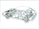 Mazda 323
Engine Body Parts - Vintage Photograph