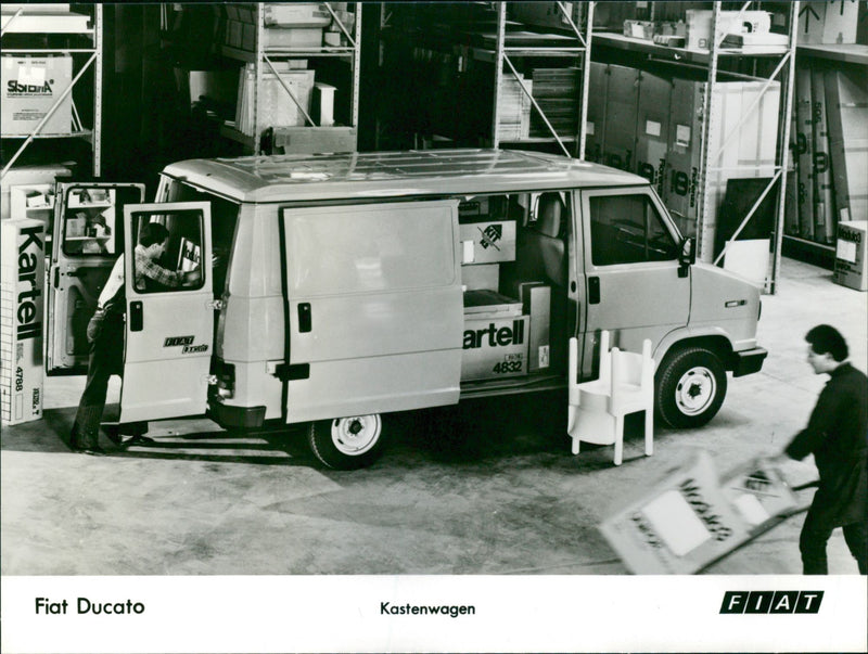 Fiat Ducato panel van - Vintage Photograph