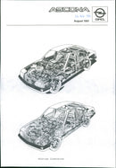 Technical drawing of 1981 Opel Ascona - Vintage Photograph