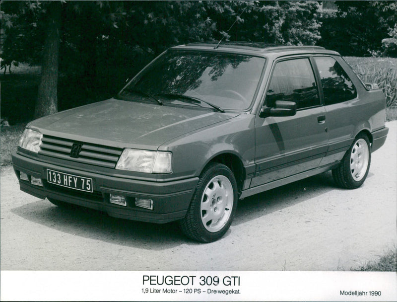 1990 Peugeot 309 GTI - Vintage Photograph