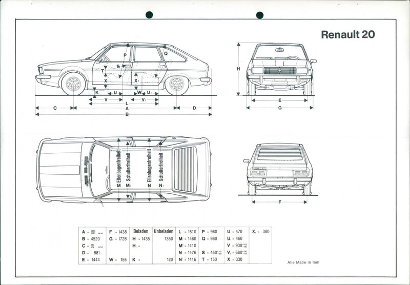 Renault 20 - Vintage Photograph