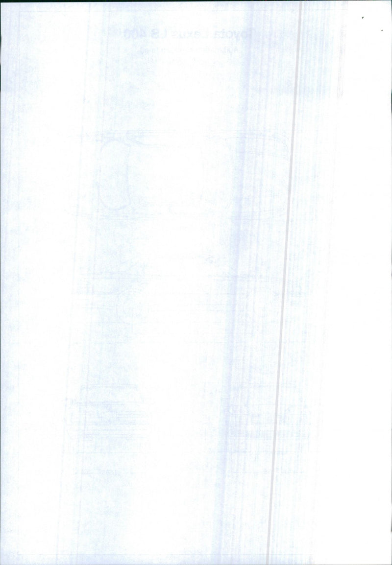 Toyota Lexus LS 400 - Vintage Photograph