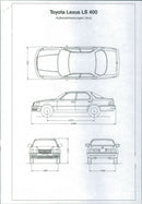 Toyota Lexus LS 400 - Vintage Photograph