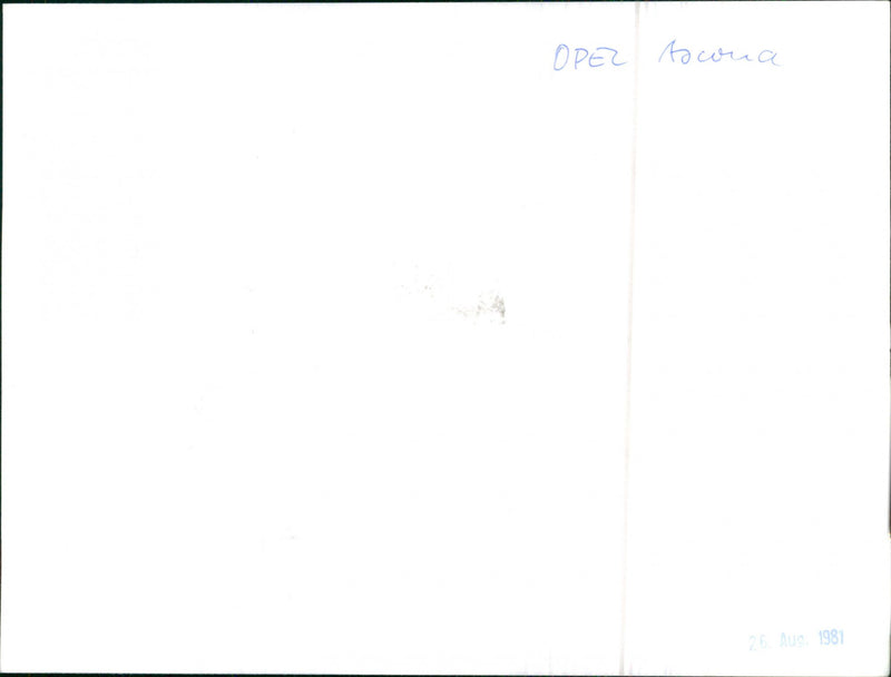 1981 Opel Ascona - Vintage Photograph