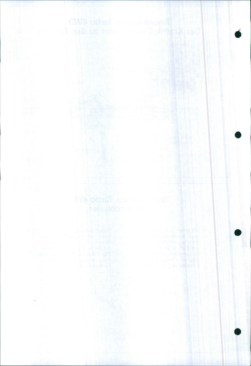 1989 Toyota Celica Turbo 4WD - Vintage Photograph