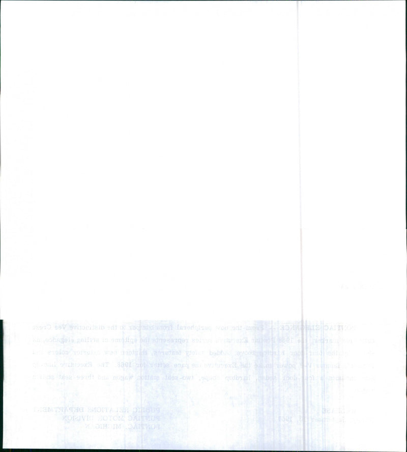 Pontiac Executive 1968 - Vintage Photograph