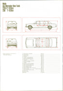 Mercedes Benz Taxis - Vintage Photograph