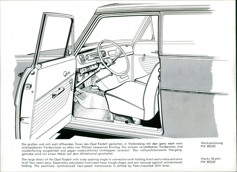 1962 Opel Kadett - Vintage Photograph