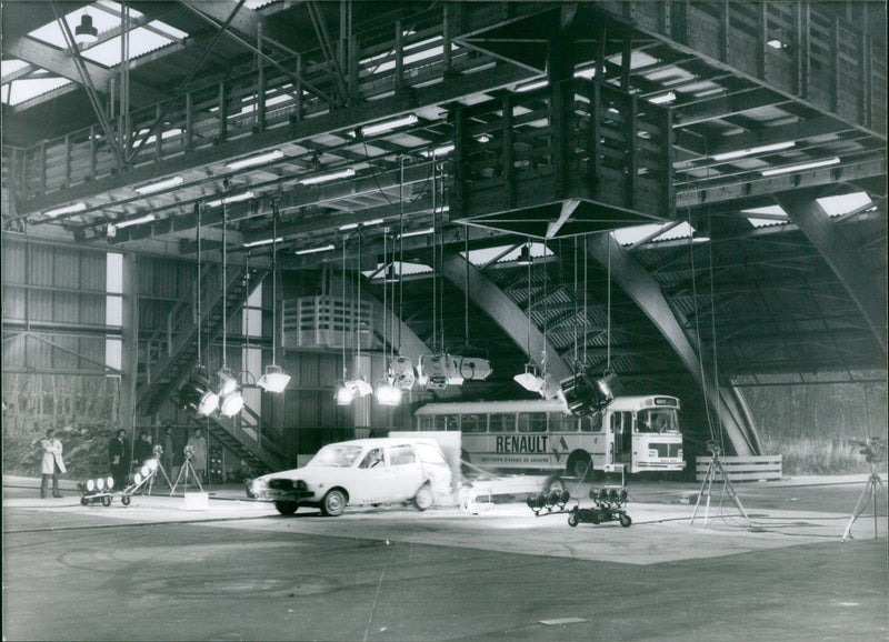 Renault testing 1975 - Vintage Photograph